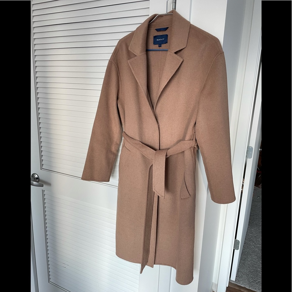 Gant Wool camel coat